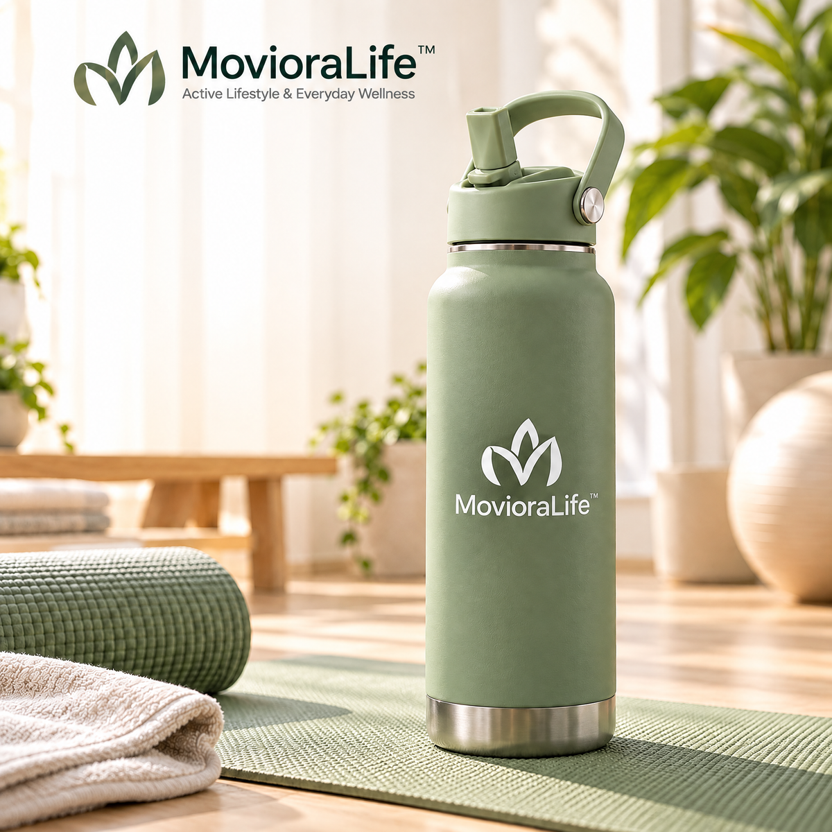 MovioraLife™ Sports Water Bottle