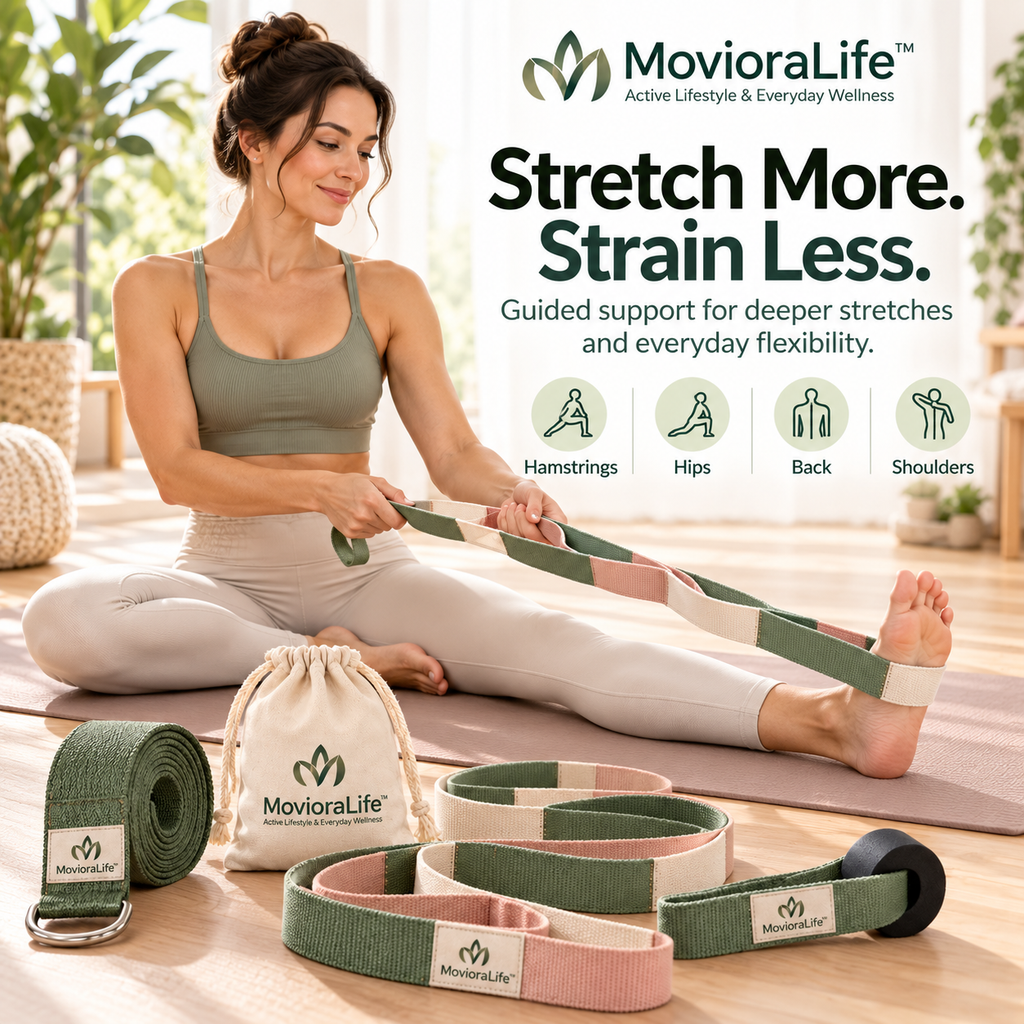 MovioraLife™ Stretching Strap Set