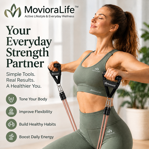 MovioraLife™ Adjustable Resistance Bands Set