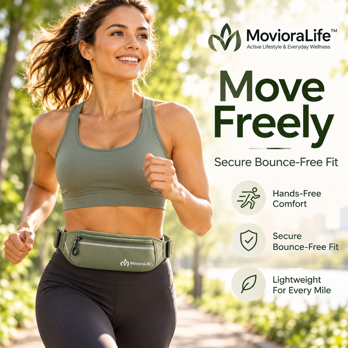 MovioraLife™ Running Waist Pack