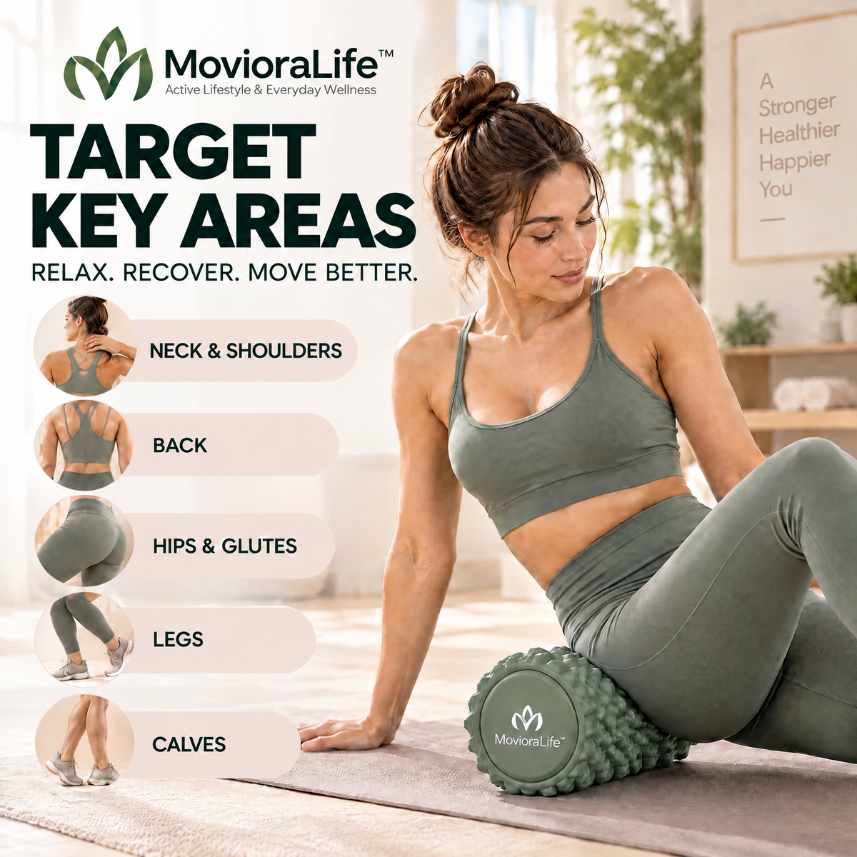 MovioraLife™ Foam Roller