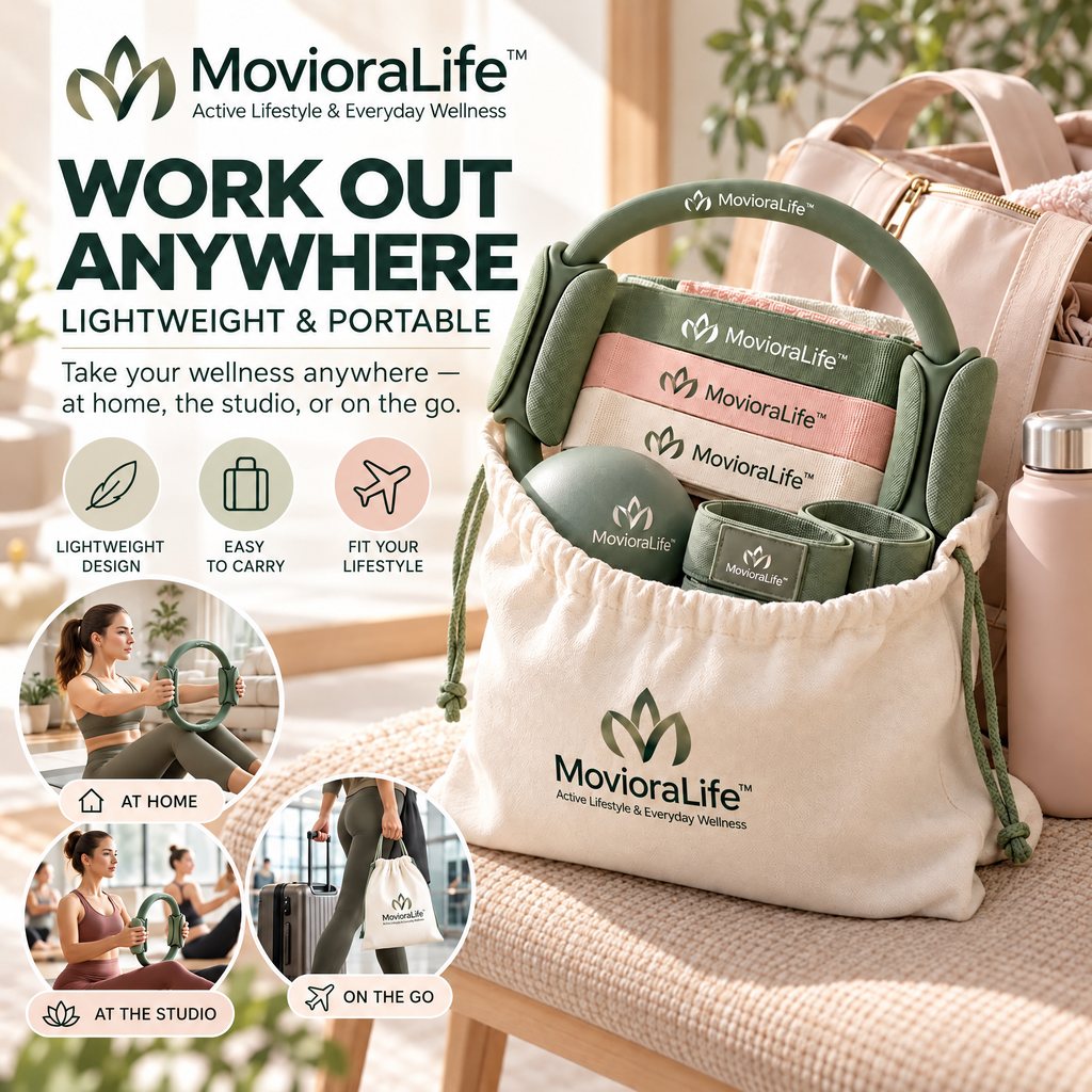MovioraLife™ Pilates Ring Fitness Kit
