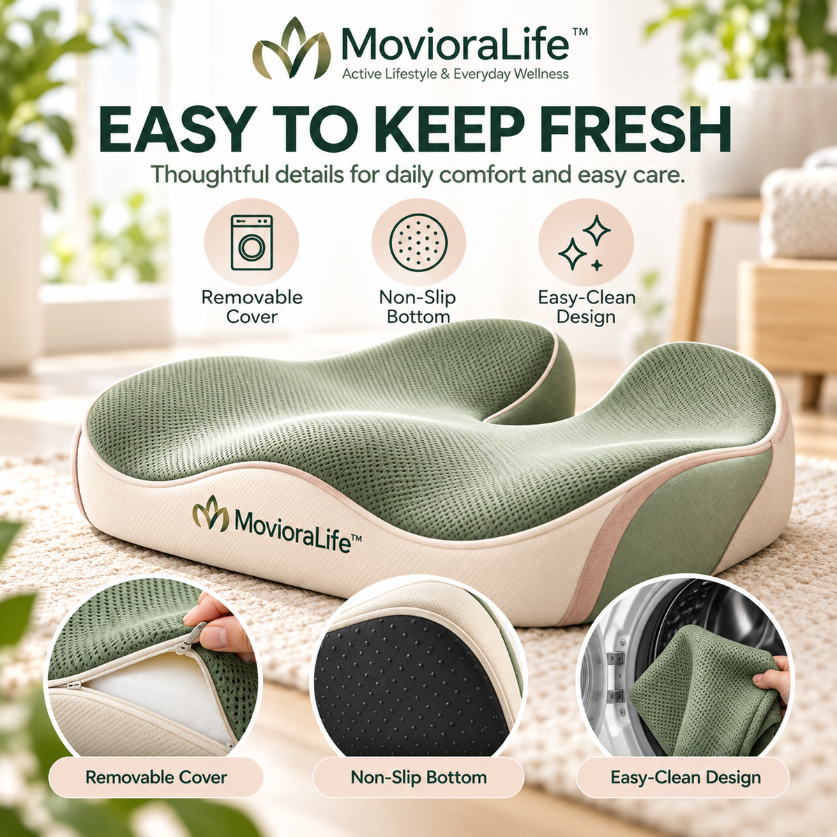MovioraLife™ Posture Support Cushion
