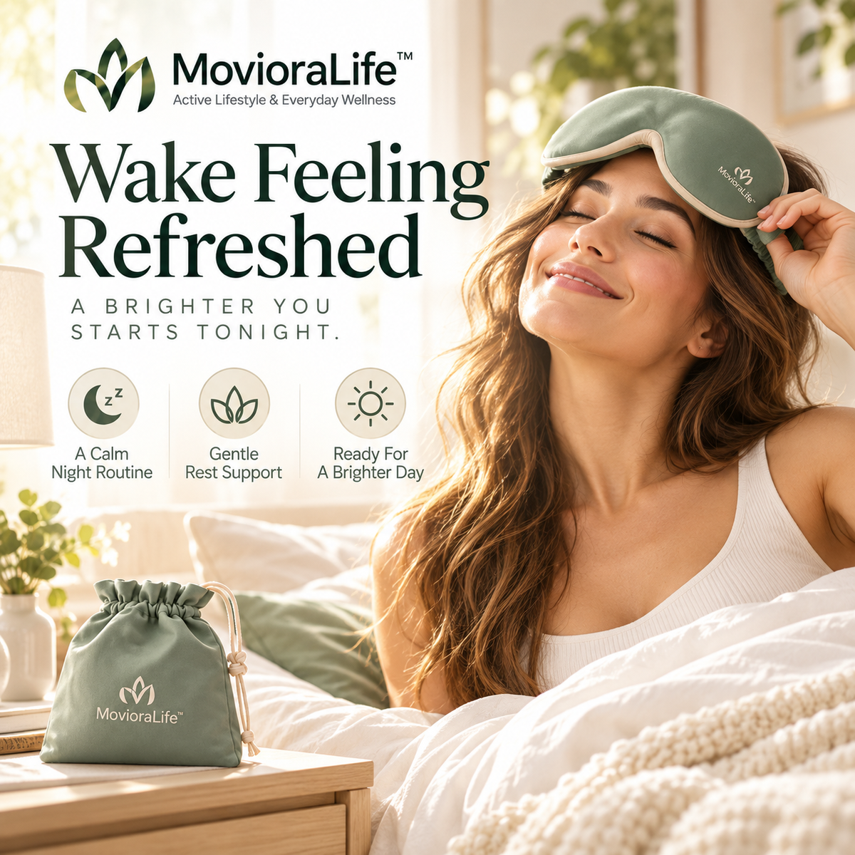 MovioraLife™ Sleep Eye Mask