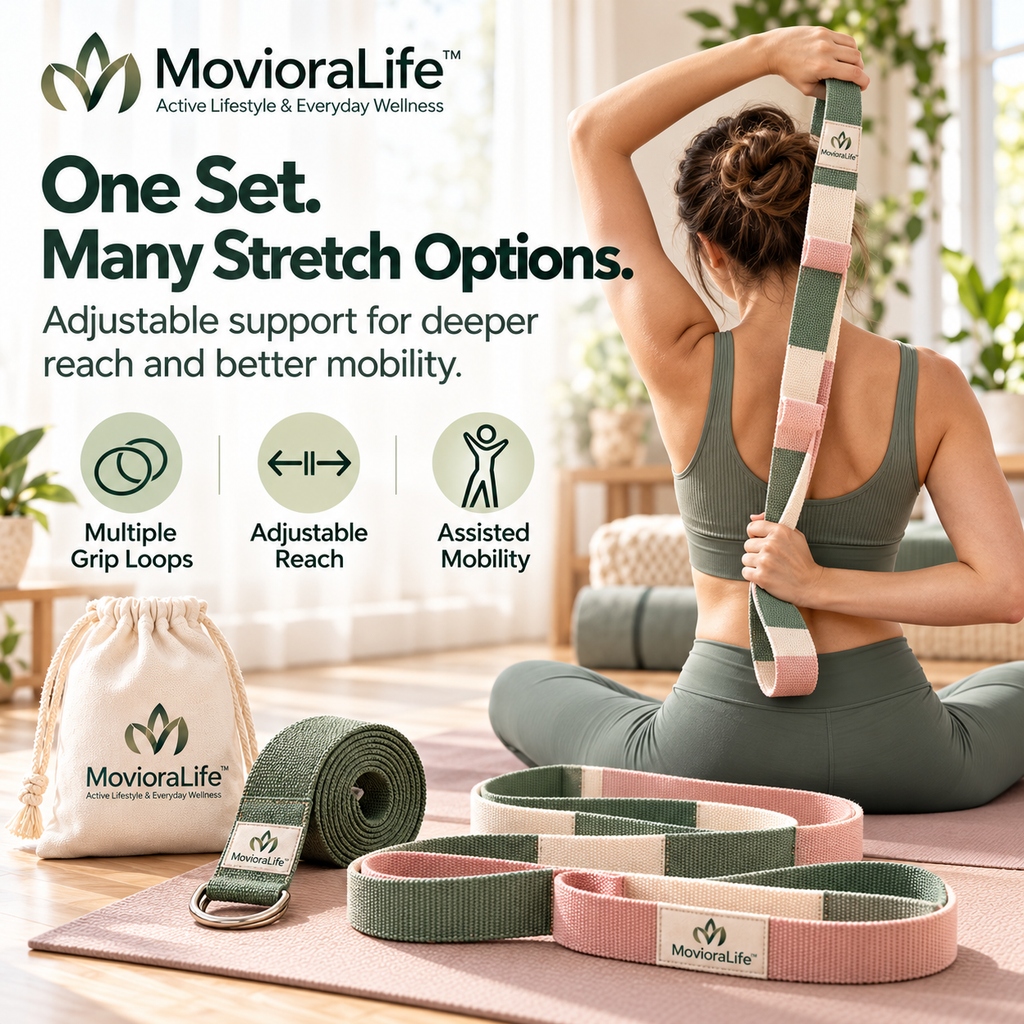 MovioraLife™ Stretching Strap Set
