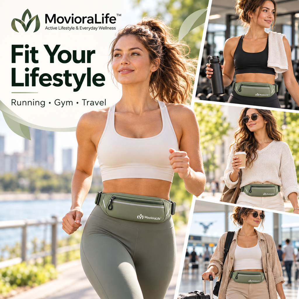 MovioraLife™ Running Waist Pack