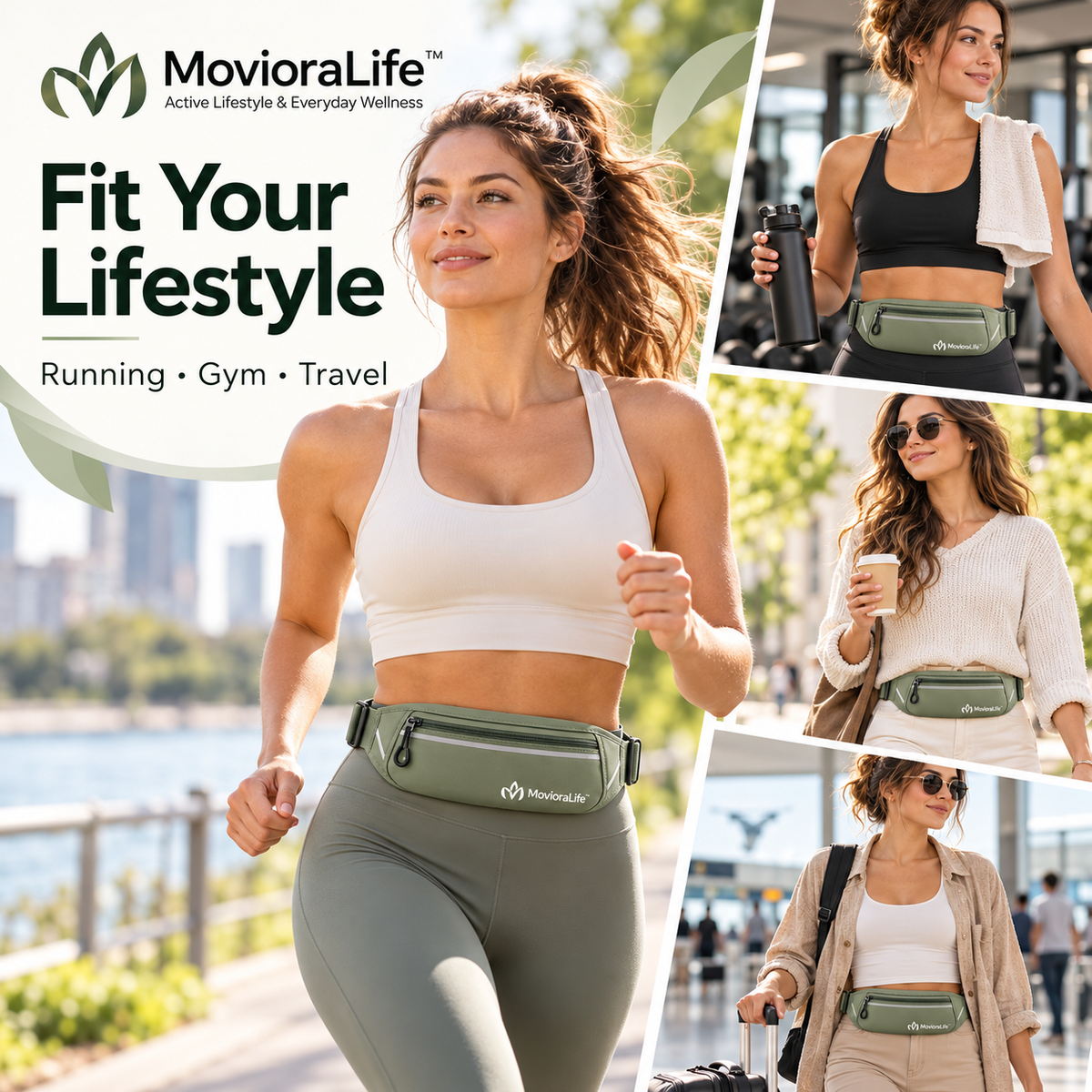 MovioraLife™ Running Waist Pack