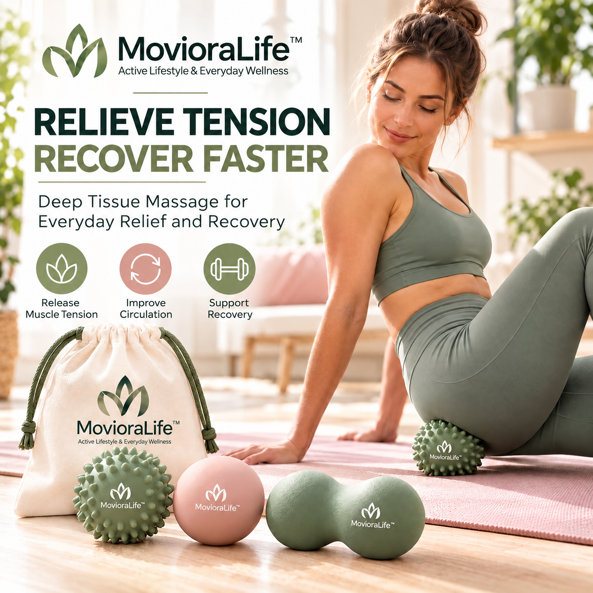 MovioraLife™ Massage Ball Recovery Set