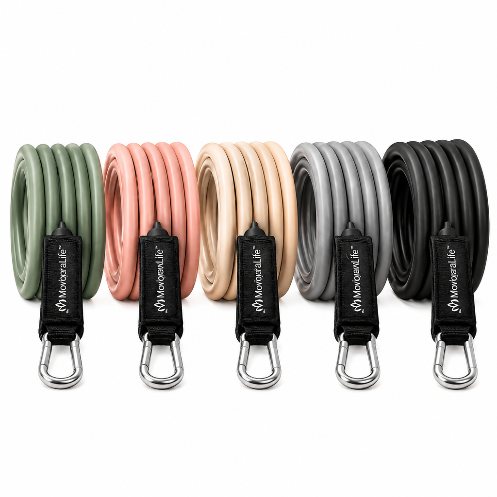 MovioraLife™ Adjustable Resistance Bands Set