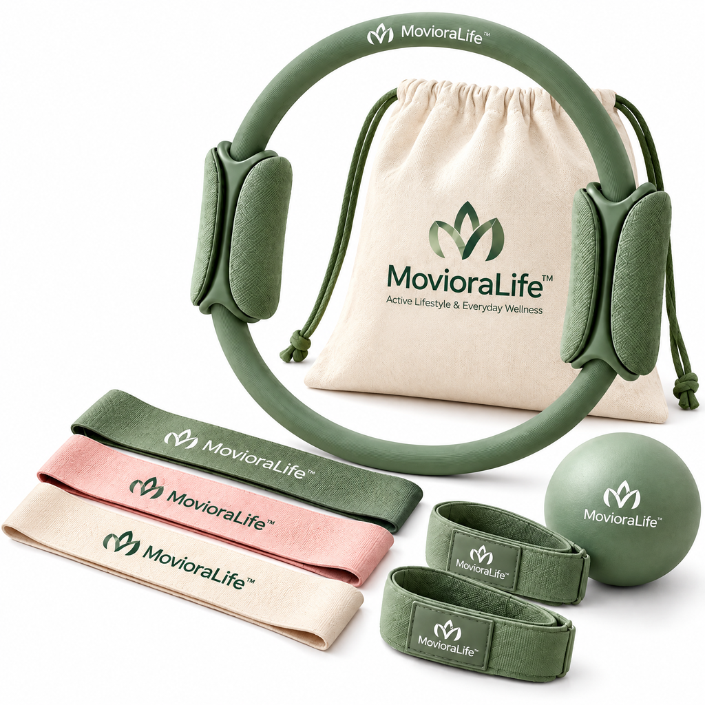MovioraLife™ Pilates Ring Fitness Kit