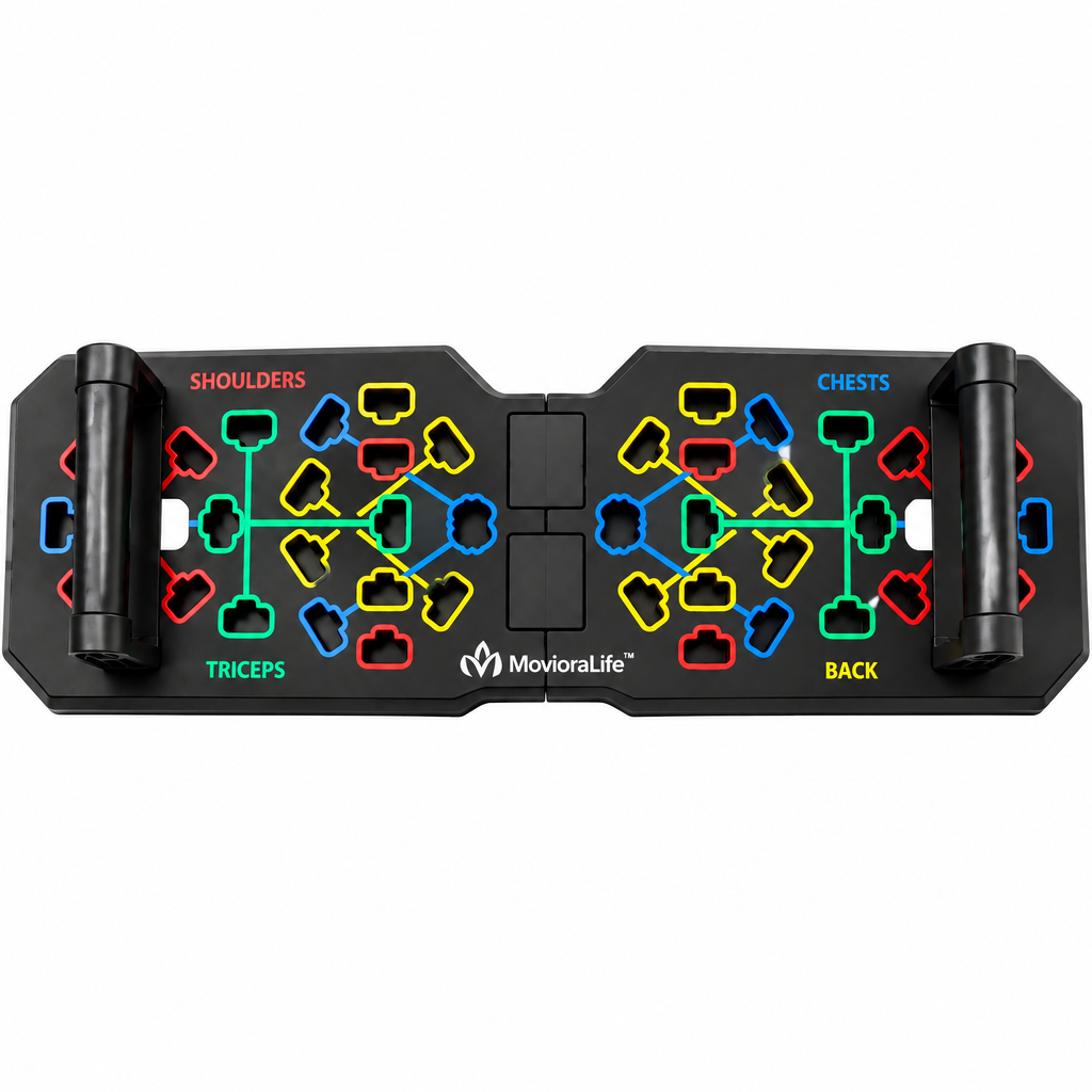 MovioraLife™ Foldable Push Up Board